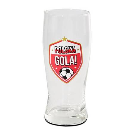 Szklanka do piwa 500 ml z napisem Polska Gola!