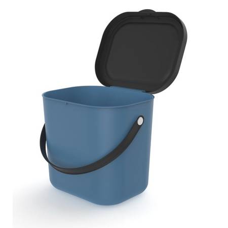Rotho Albula 6l Abfalltrennungsbehälter in Blauer Farbe